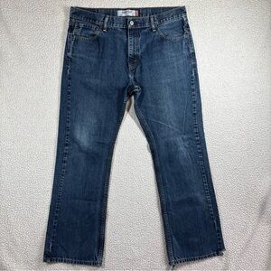 Levi Strauss & Co 527 Men’s Boot Cut W 36 L 30 Dark Wash Red Tab Blue Jeans
